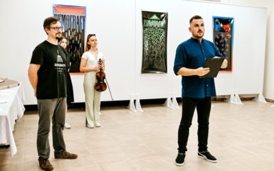 Vernisáž výstavy nášho Mgr. art. Tomáša Olijára