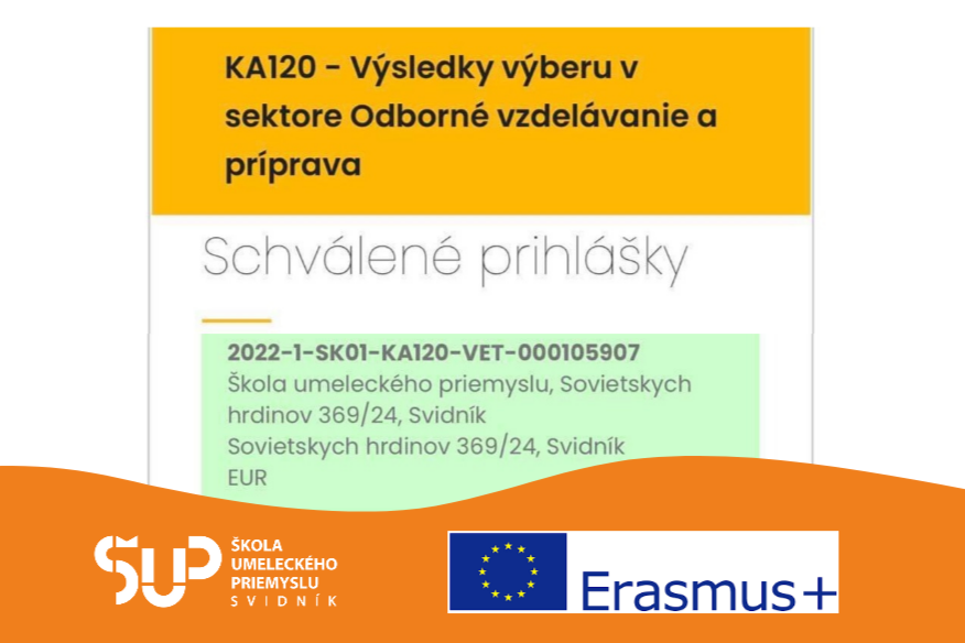 Pridelenie akreditácie pre program Erasmus+ pre vzdelávanie a odbornú prípravu