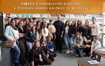 Jaro Slávik so svojou knižnou novinkou  Talent medzi študentmi